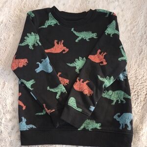 Cat & Jack Dinosaur Print Sweatshirt - Black, Red, Green, Blue